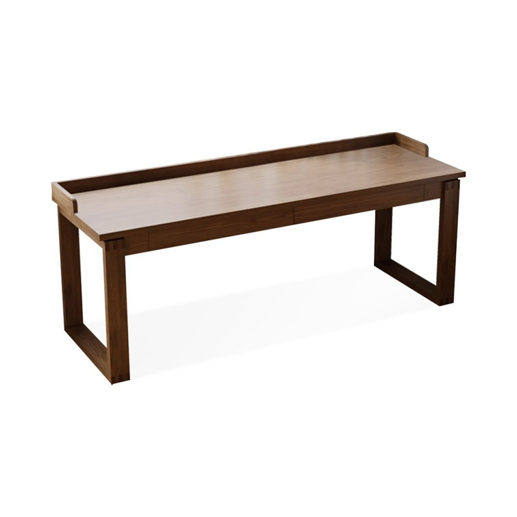 Vladimeers Trading 55.12" Brown Rectangle Solid Wood Desks Wayfair Canada